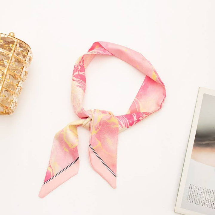 Accessories, Scarves - SOFT SILKY SKINNY TWILLY SCARF NECKLACE WRAP - - Cultured Cloths Apparel
