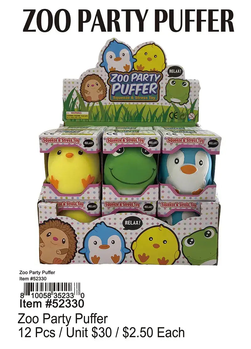Accessories, Toys - Zoo Party Puffer . - - Cultured Cloths Apparel