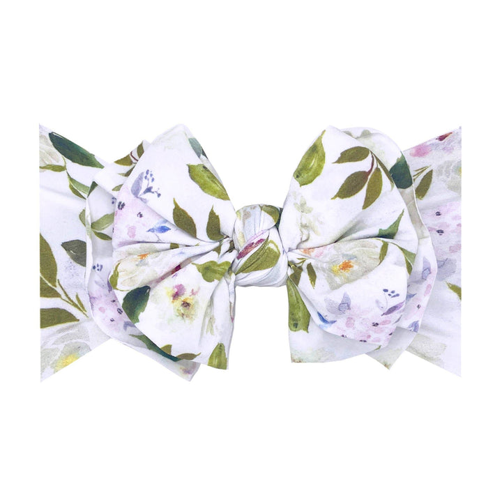 Accessories - Baby Bling® Printed FAB® soft nylon bow headband - - Cultured Cloths Apparel