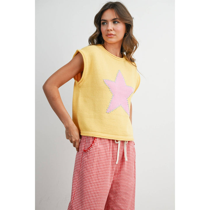 Women's Short Sleeve - Star Graphic Sweatshirt - - Cultured Cloths Apparel