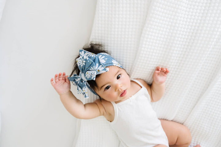 Accessories - Baby Bling® Printed FAB® soft nylon bow headband - - Cultured Cloths Apparel