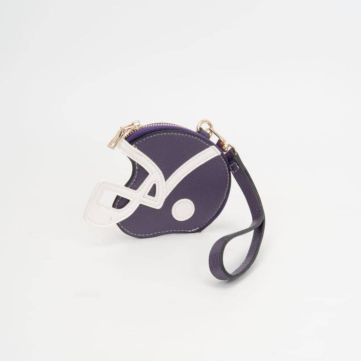 Football Helmet Coin Purse Wristlet