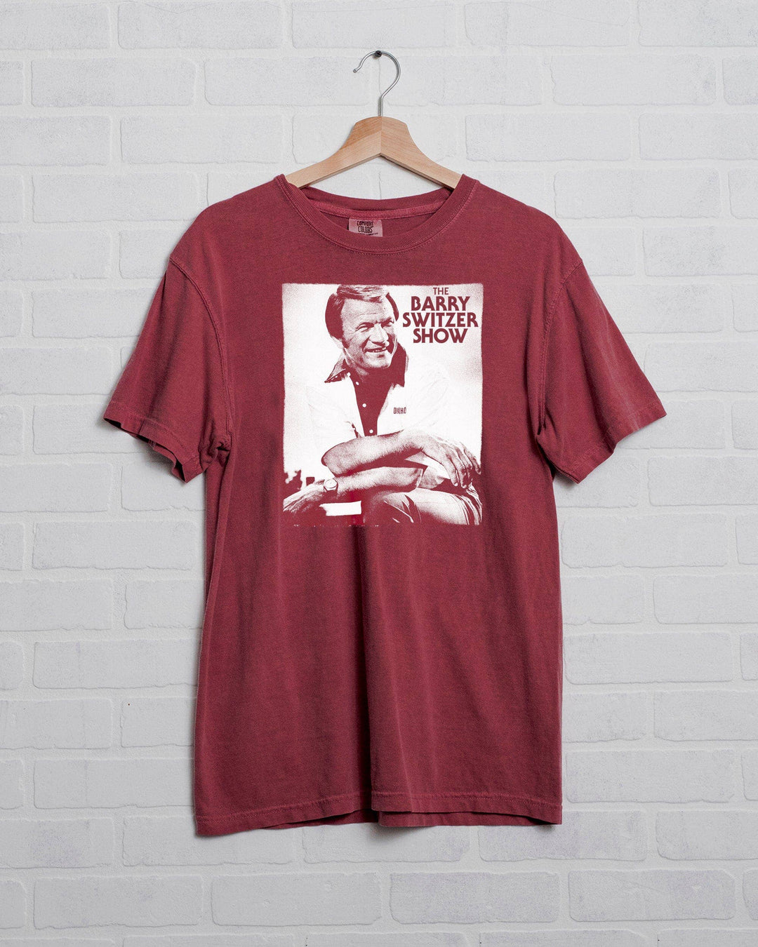 OU Sooners Barry Switzer Show Crimson Comfort Colors Tee