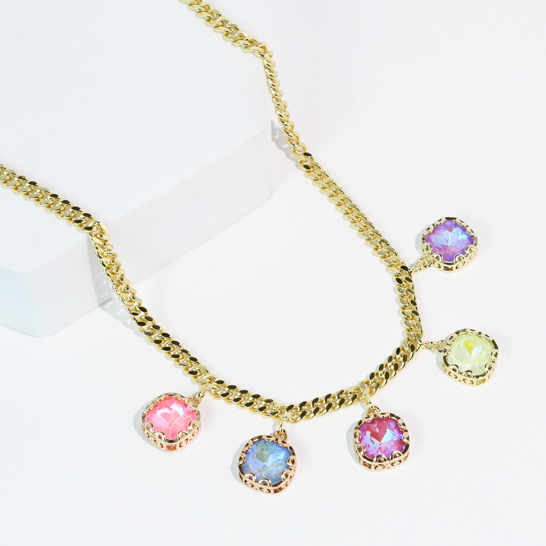 Accessories, Necklaces - Color Bloom Necklace - - Cultured Cloths Apparel