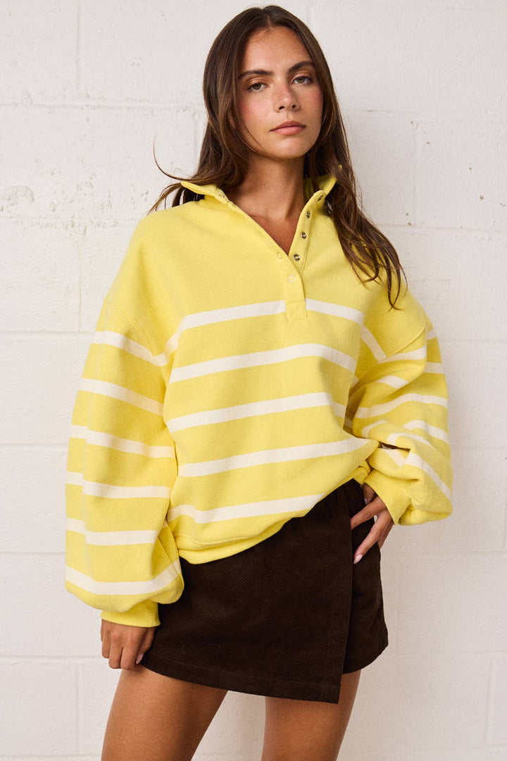 Addison Stripe Pullover