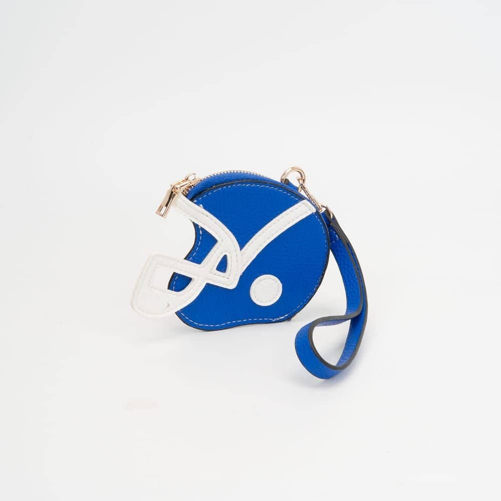 Football Helmet Coin Purse Wristlet
