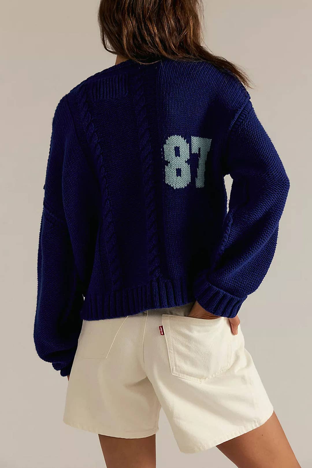 The 87 Pullover Sweater With Twist Pattern