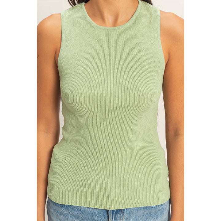 Ribbed Knit Tank Top