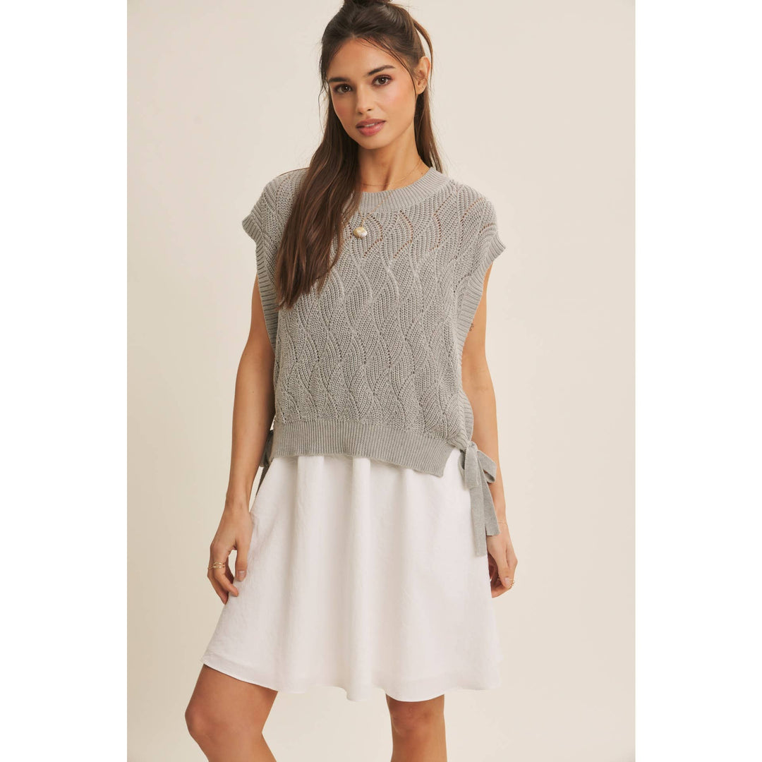 Dresses - MIX AND MATCH VALUE LAYERING SWEATER VEST AND CAMI DRESS SET - - Cultured Cloths Apparel