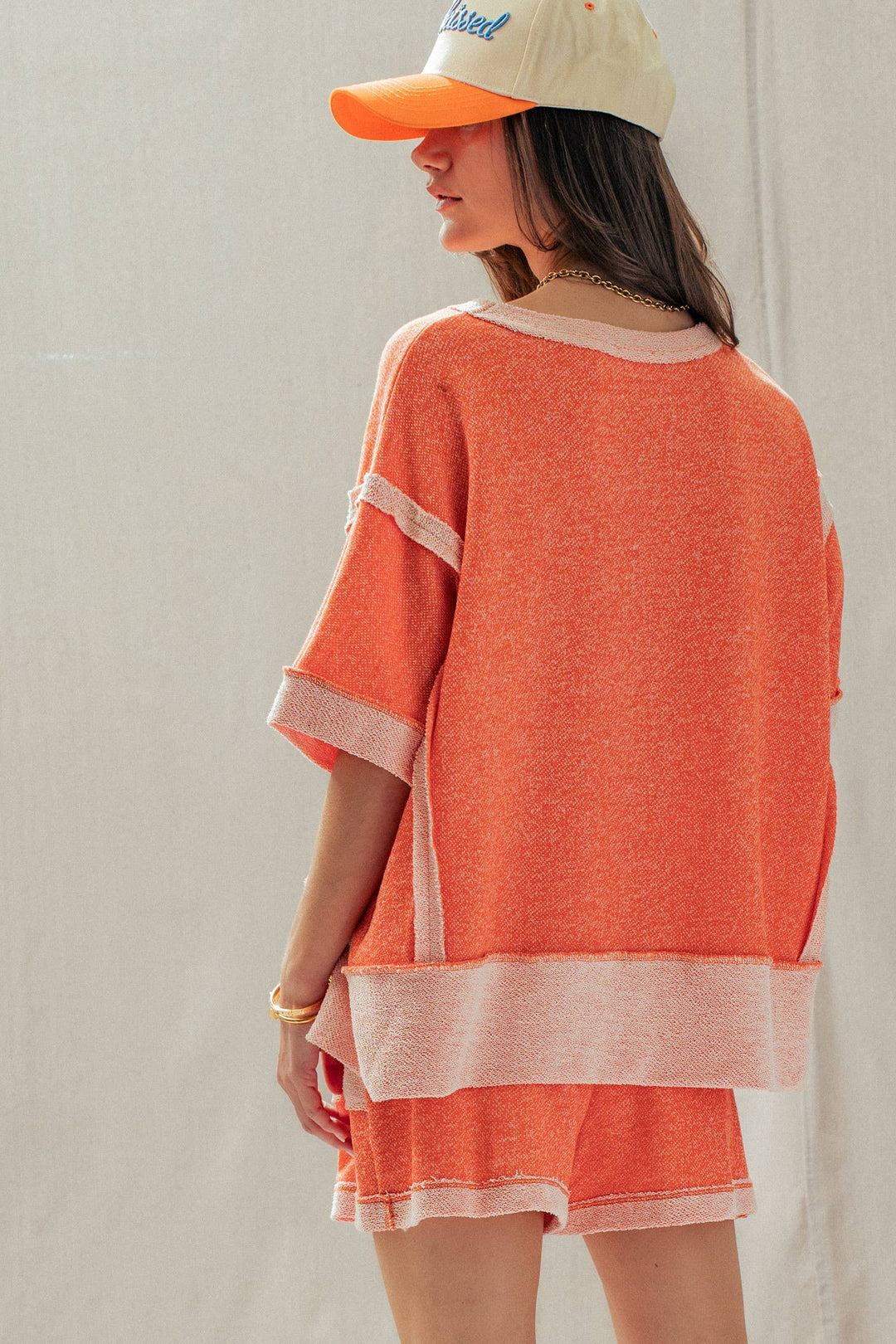 Reverse Seam Terry Two-Piece Set
