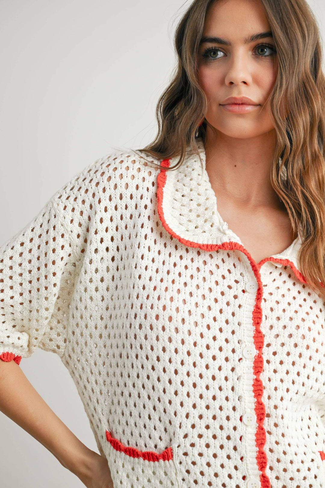 Urban Vibe Crochet Sweater Top