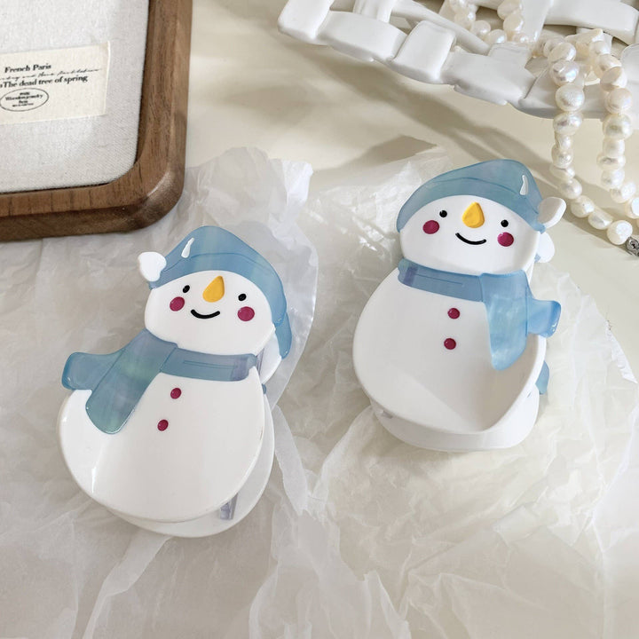 Accessories, Hair - CHRISTMAS TREE SANTA SNOWMAN HAIR CLAW CLIPS | 40H939 - - Cultured Cloths Apparel