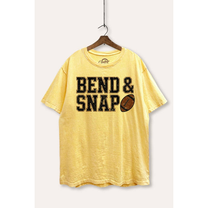 Bend and Snap Graphic Mineral Wash Boxy Tee