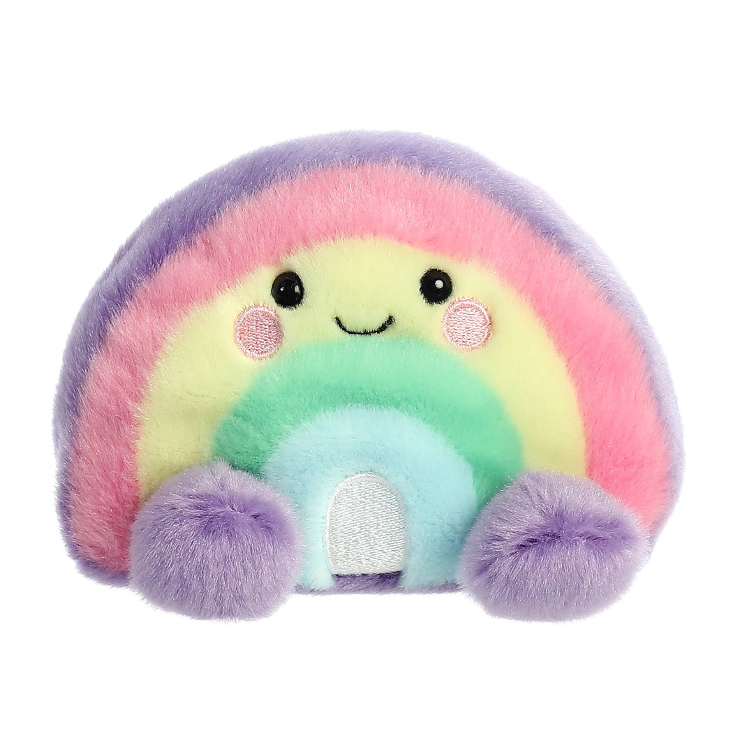 Accessories, Toys - 5" Plush Pal Vivi Rainbow Palm Pals Stuffed Animal - - Cultured Cloths Apparel