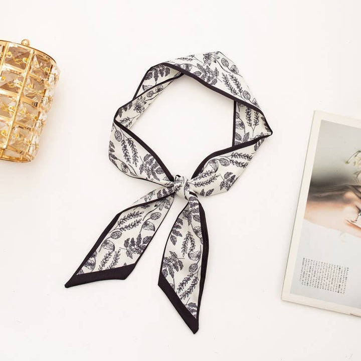 Accessories, Scarves - SOFT SILKY SKINNY TWILLY SCARF NECKLACE WRAP - - Cultured Cloths Apparel
