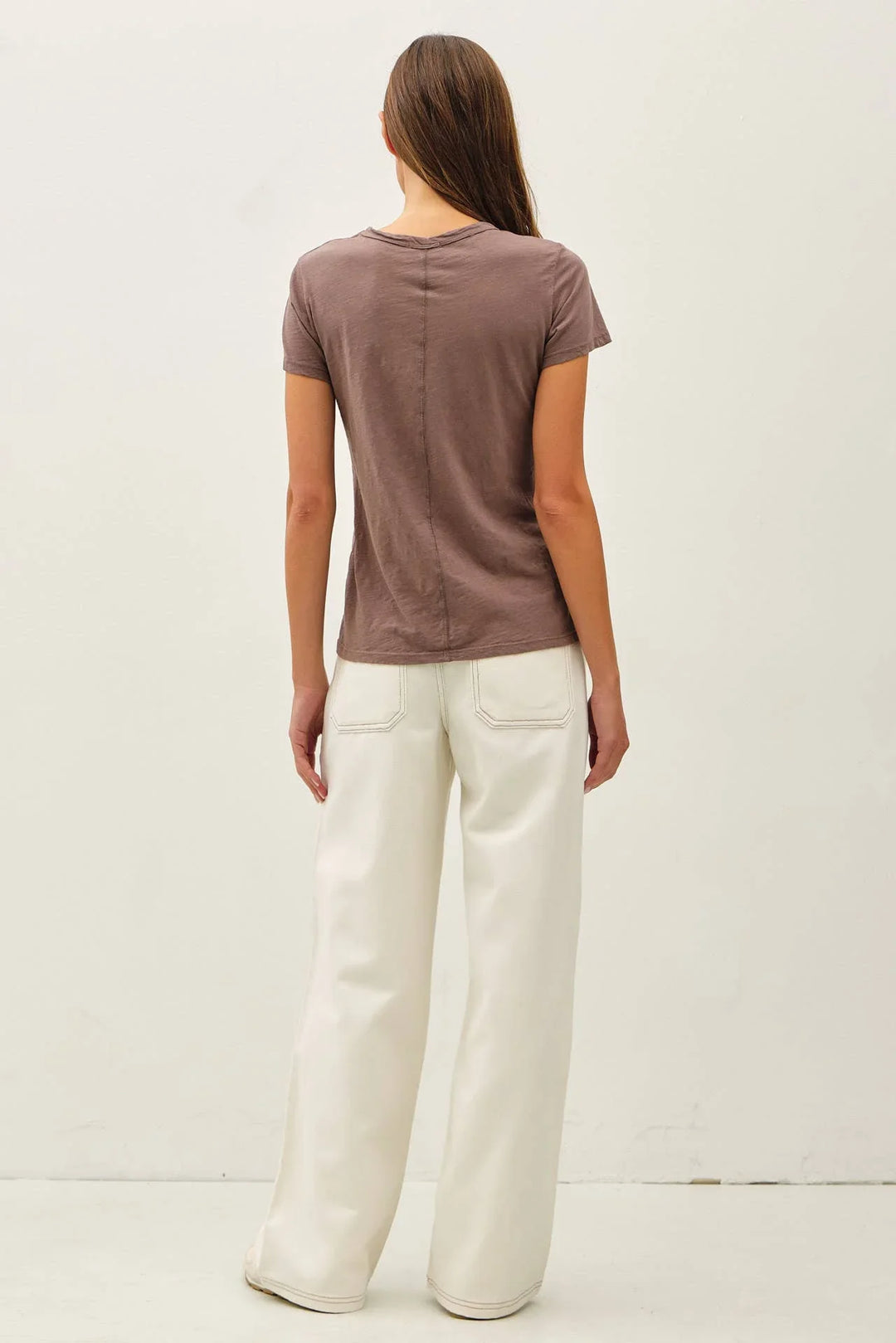 NEW COLOR-GARMENT DYED COTTON SLUB TEE