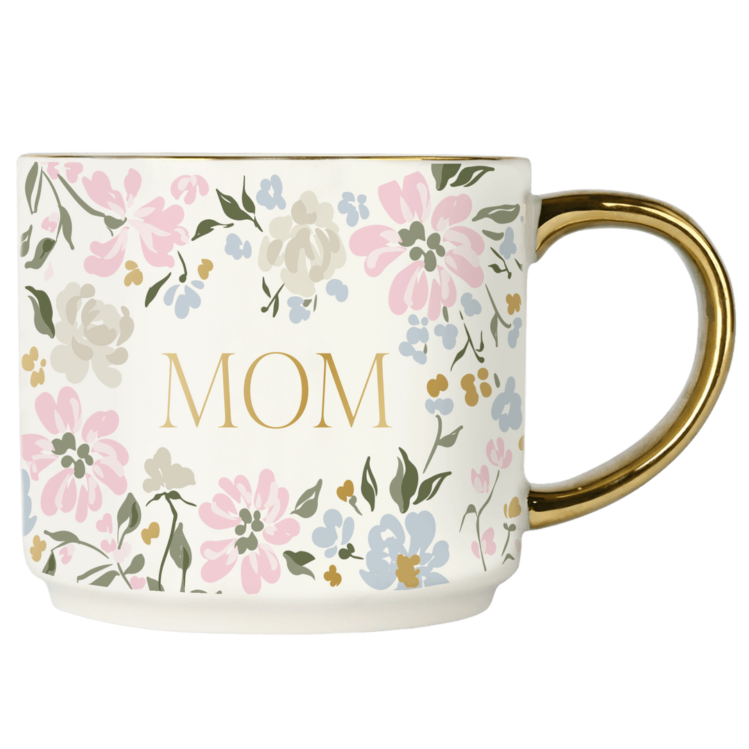 - Floral Mom Coffee Mug - Home Decor & Gifts - - Cultured Cloths Apparel