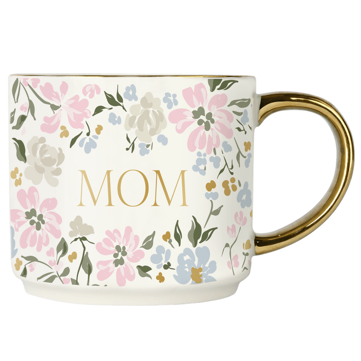 - Floral Mom Coffee Mug - Home Decor & Gifts - - Cultured Cloths Apparel