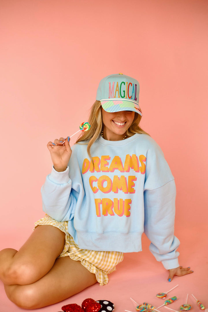 Sweaters & Outerwear - A Dream is a Wish Crop Sweatshirt - - Cultured Cloths Apparel