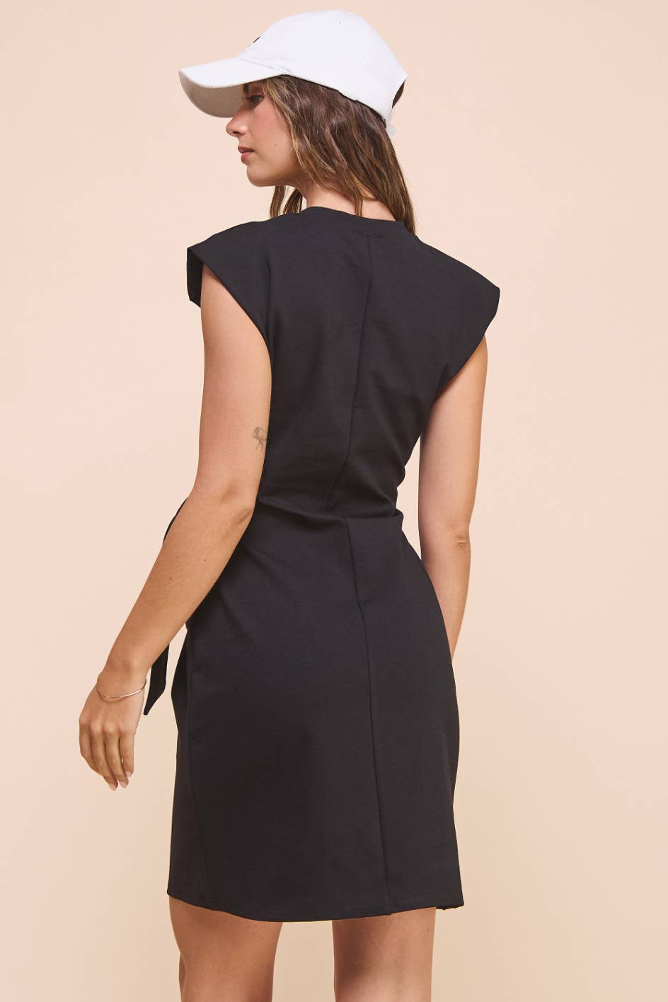 Women's Dresses - Wrap Front Mila Dress Black - - Cultured Cloths Apparel