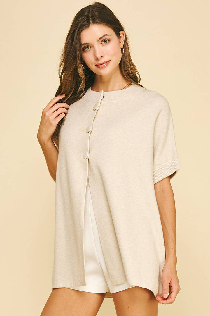 OPEN FRONT BUTTON DOWN