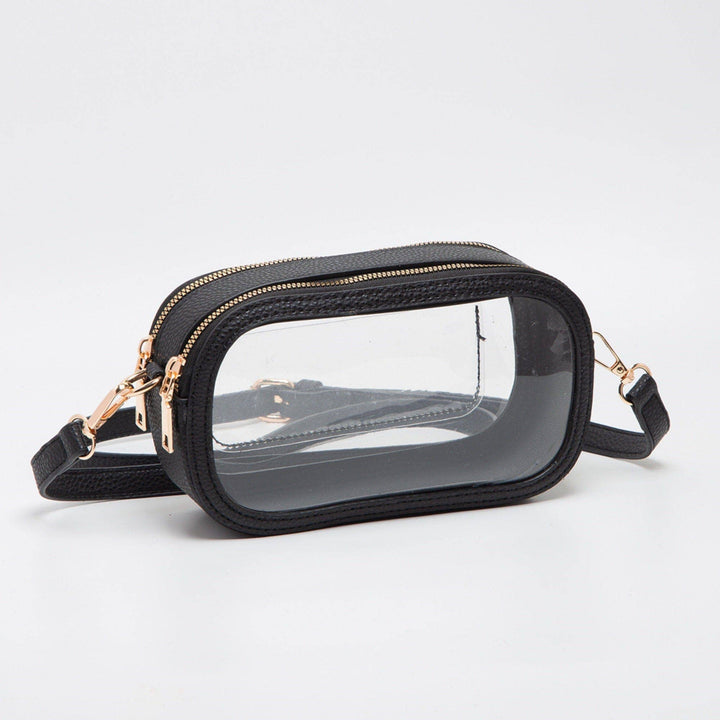 - Double Zipper Oval Clear Gameday/Stadium Bag - - Cultured Cloths Apparel