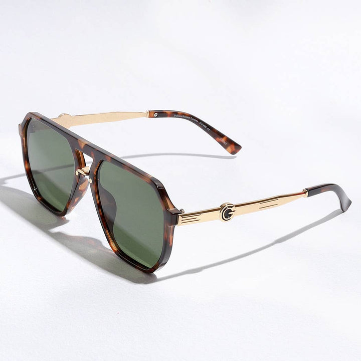 Sunglasses - Geometric Shape Thin Frame Designed Sunglasses - - Cultured Cloths Apparel