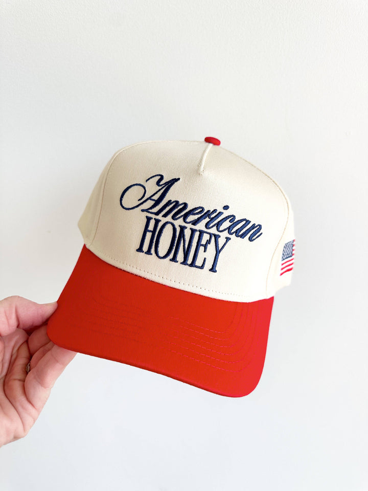 Accessories, Hats - American Honey Vintage Trucker Hat - - Cultured Cloths Apparel