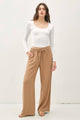 Denim - Linen Blend Wide Leg Pants -  - Cultured Cloths Apparel