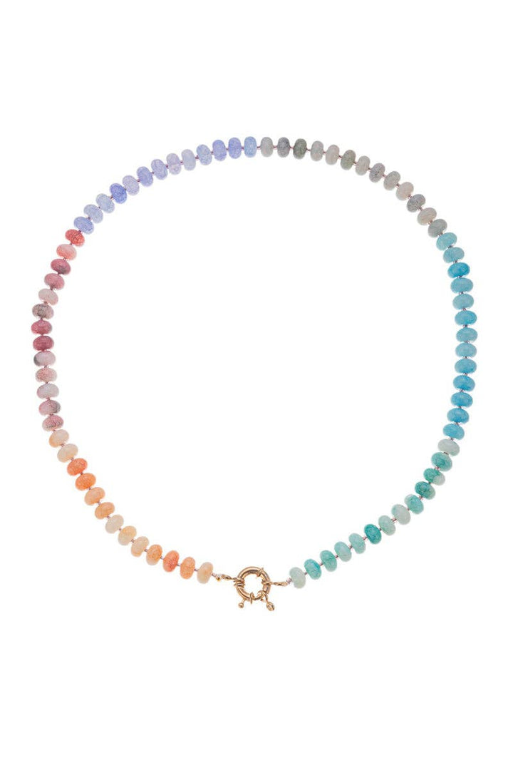 Accessories, Necklaces - Vibrant Beaded Necklace - 17 - Cultured Cloths Apparel