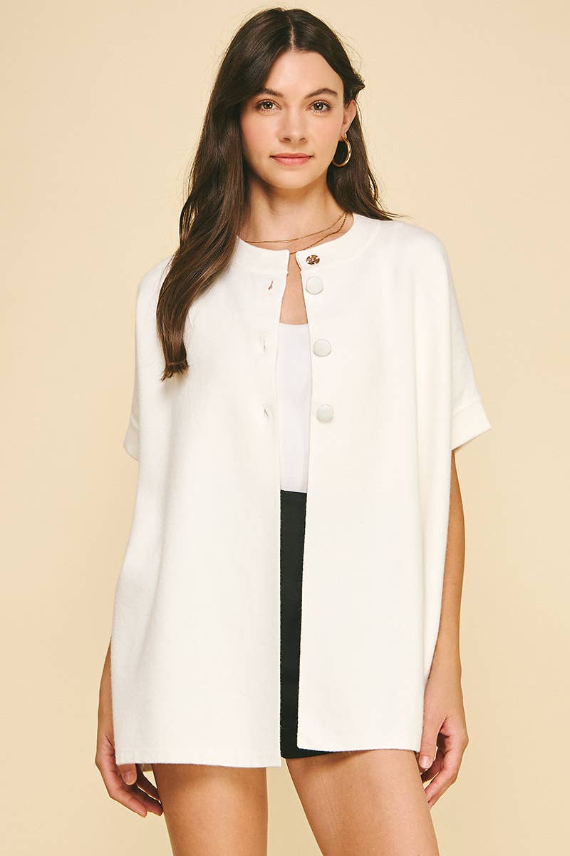 OPEN FRONT BUTTON DOWN