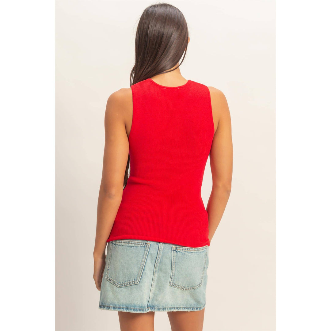 Ribbed Knit Tank Top