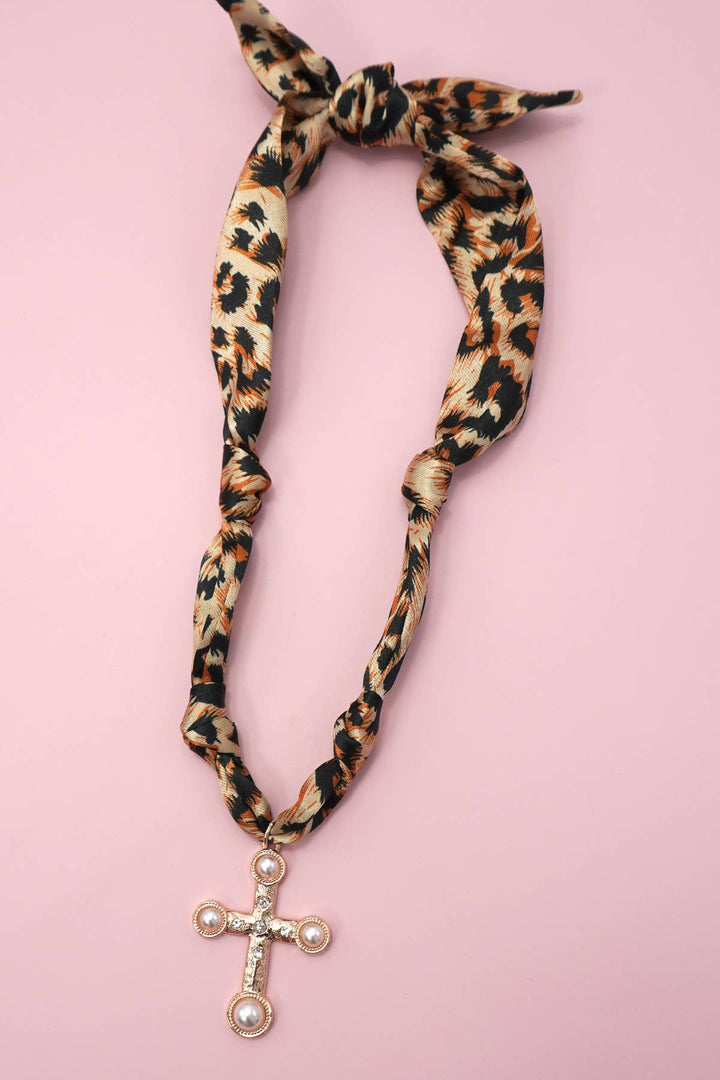 Accessories, Necklaces - HANDMADE SCARF CHARM NECKLACE | 80N91790 - - Cultured Cloths Apparel