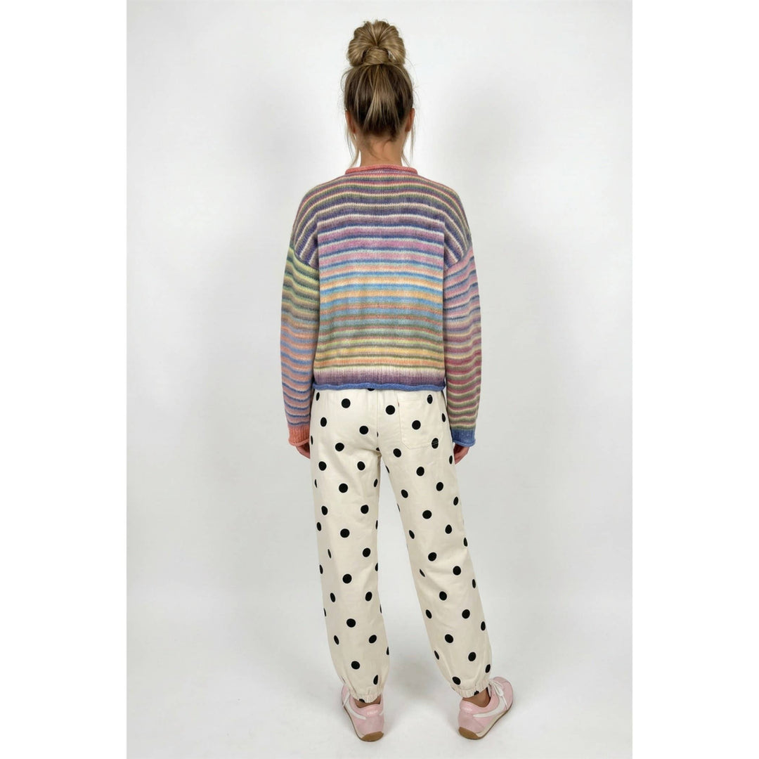 Multi color button up cardigan