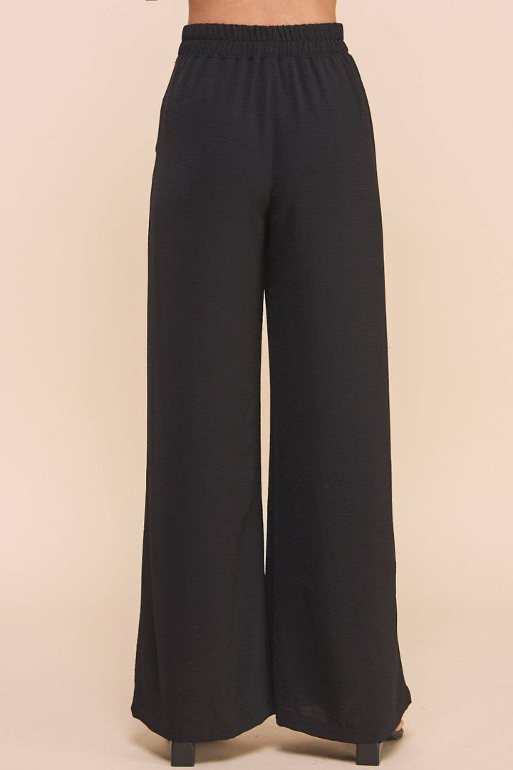 DENIM - Kind of Casual Flowy Front Pleat Pants - - Cultured Cloths Apparel