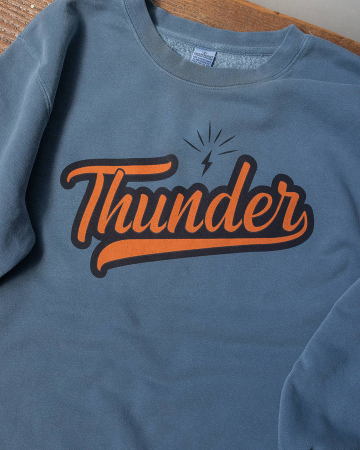 Graphic T-Shirts - Oklahoma City Thunder Traditions Pullover Sweatshirt - - Cultured Cloths Apparel