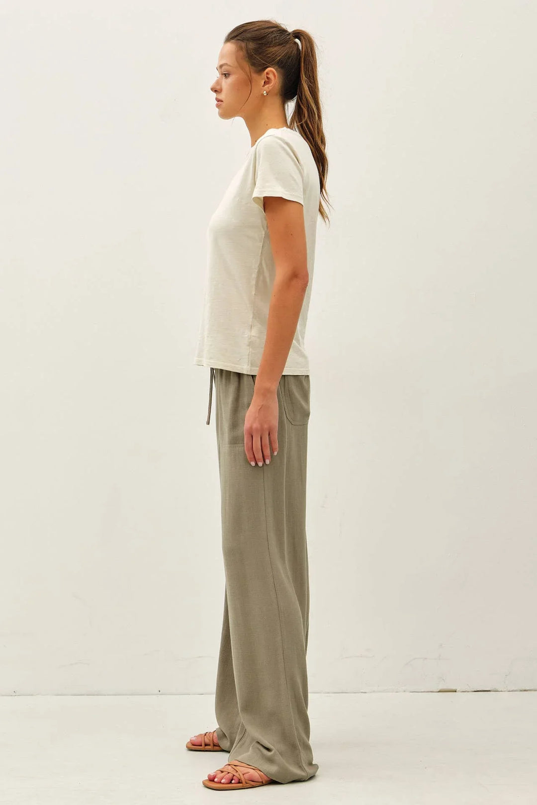 NEW COLOR-GARMENT DYED COTTON SLUB TEE