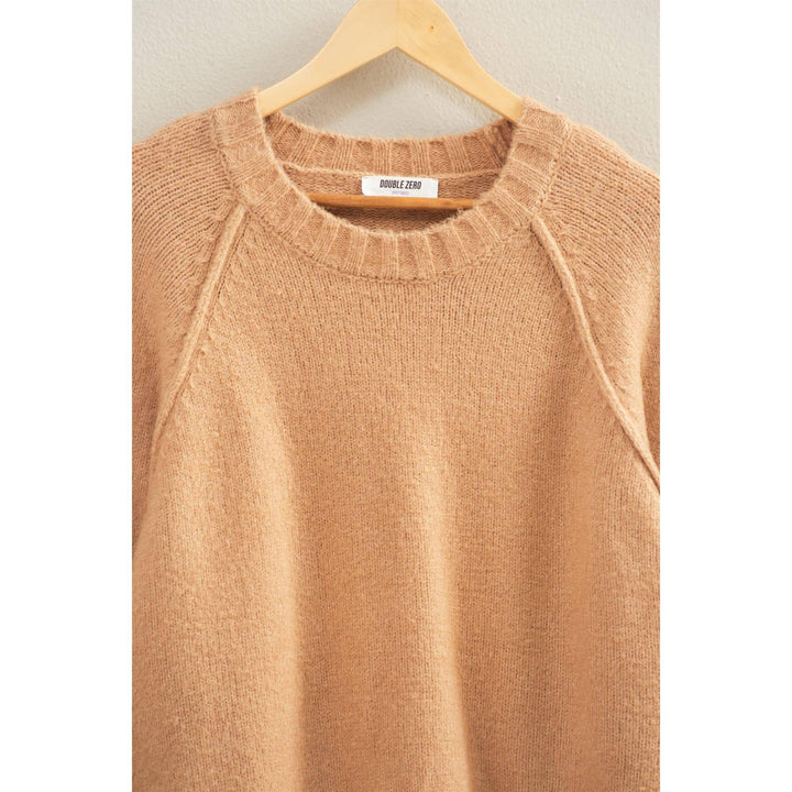 Women's Sweaters - Raglan Sleeve Crew Neck Sweater - - Cultured Cloths Apparel