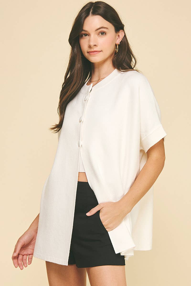 OPEN FRONT BUTTON DOWN