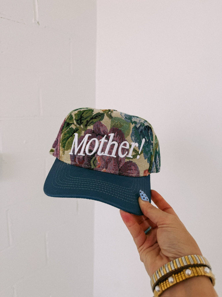 Mother! trucker hat - floral
