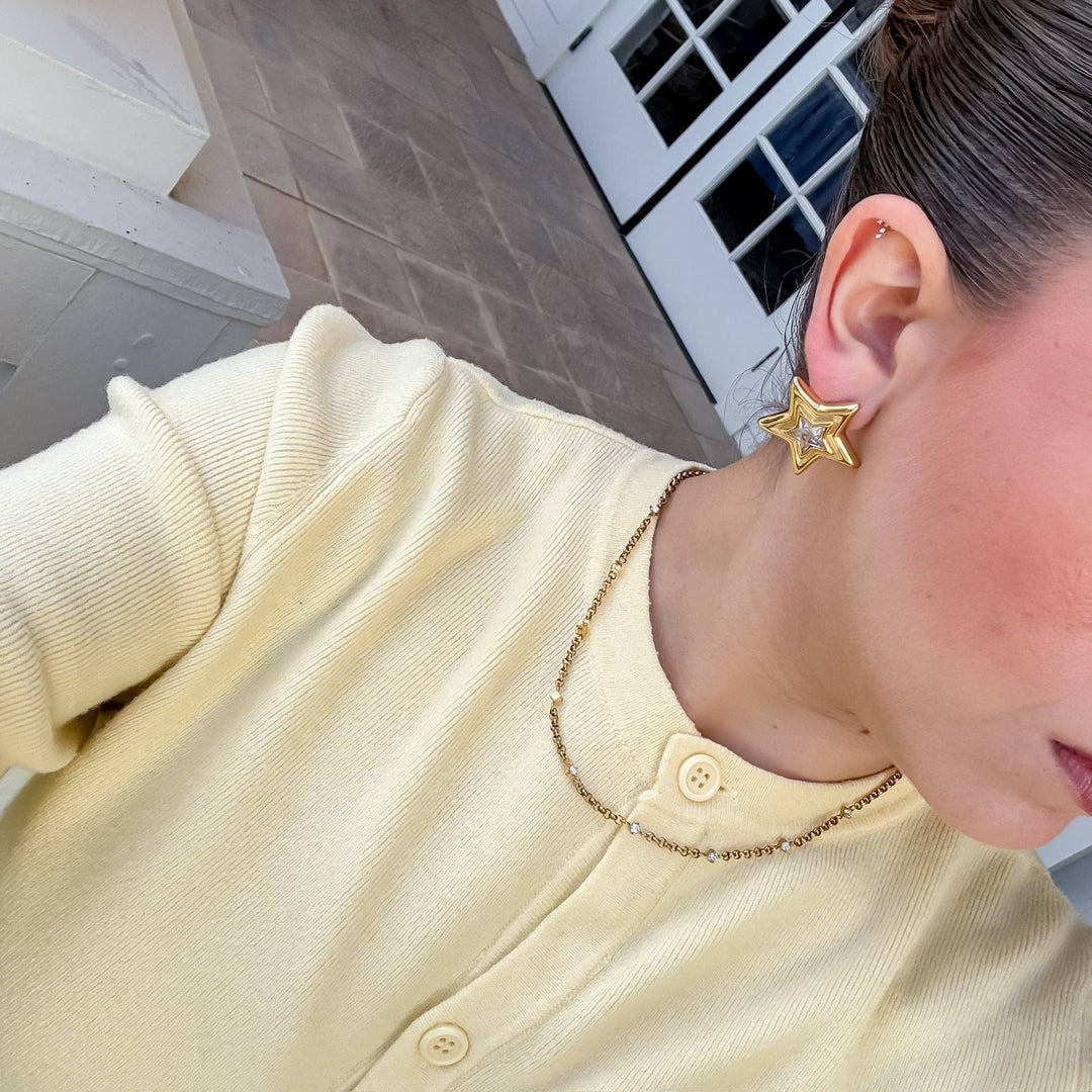 Accessories - Mix Metal Star Stud - - Cultured Cloths Apparel