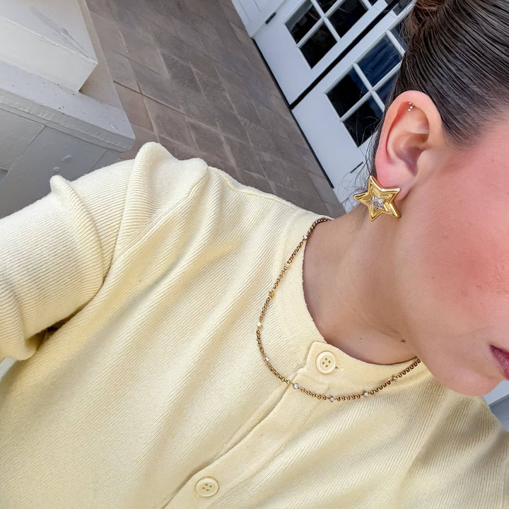 Accessories - Mix Metal Star Stud - - Cultured Cloths Apparel