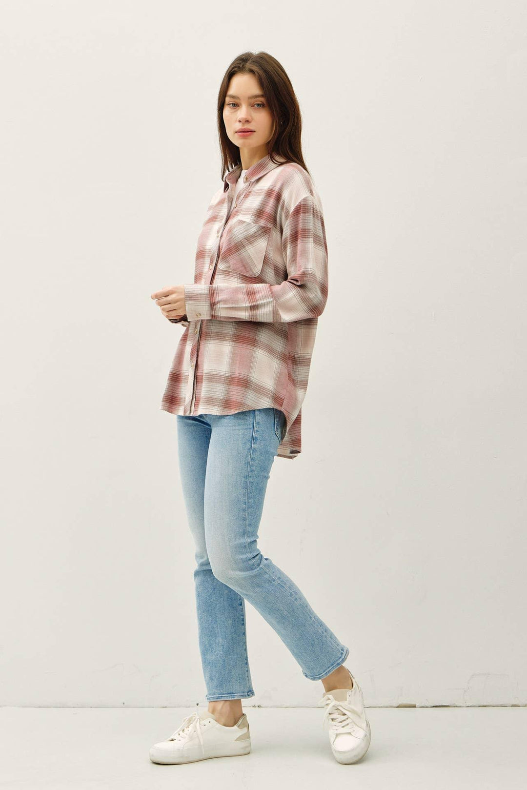 VINTAGE PLAID BOXY SHIRT