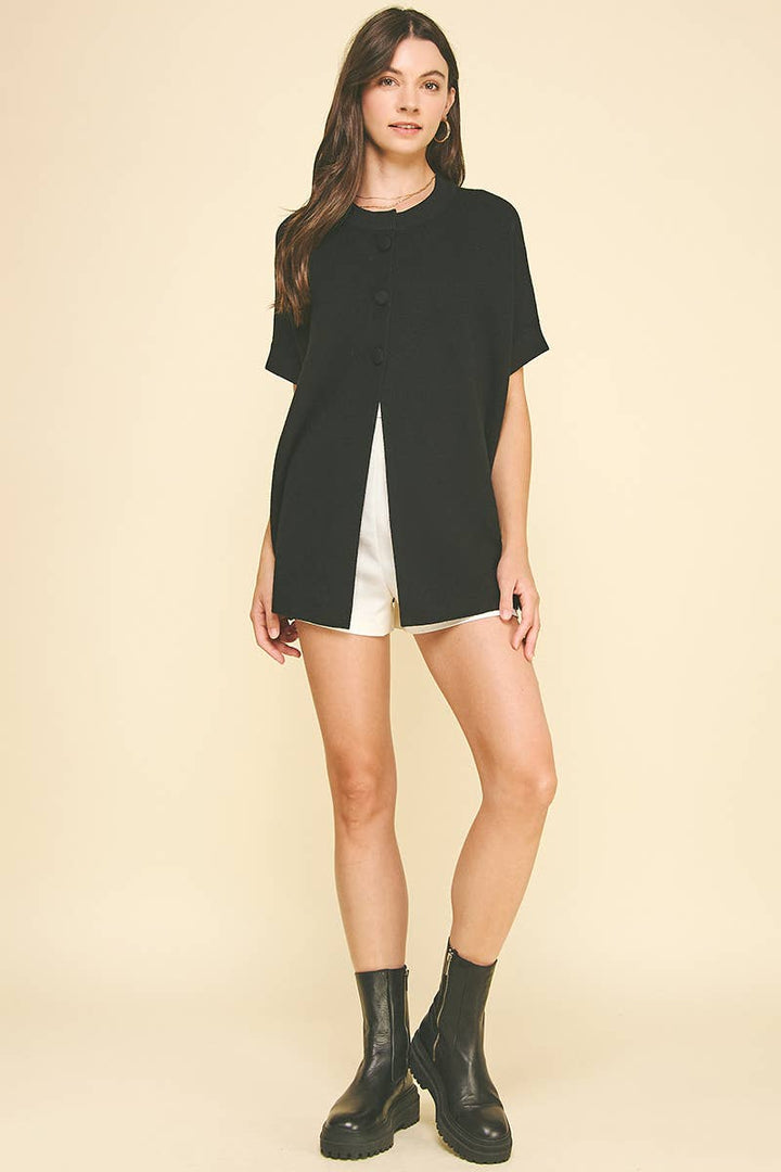 OPEN FRONT BUTTON DOWN