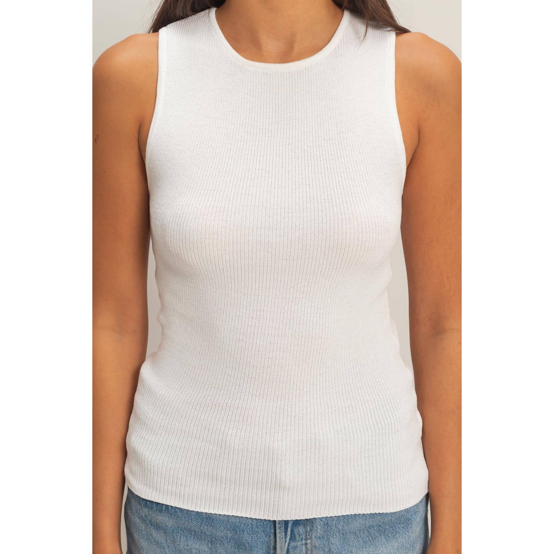 Ribbed Knit Tank Top
