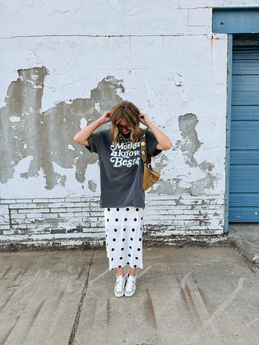 Graphic T-Shirts - Mother knows best graphic tee - charcoal / white - - Cultured Cloths Apparel