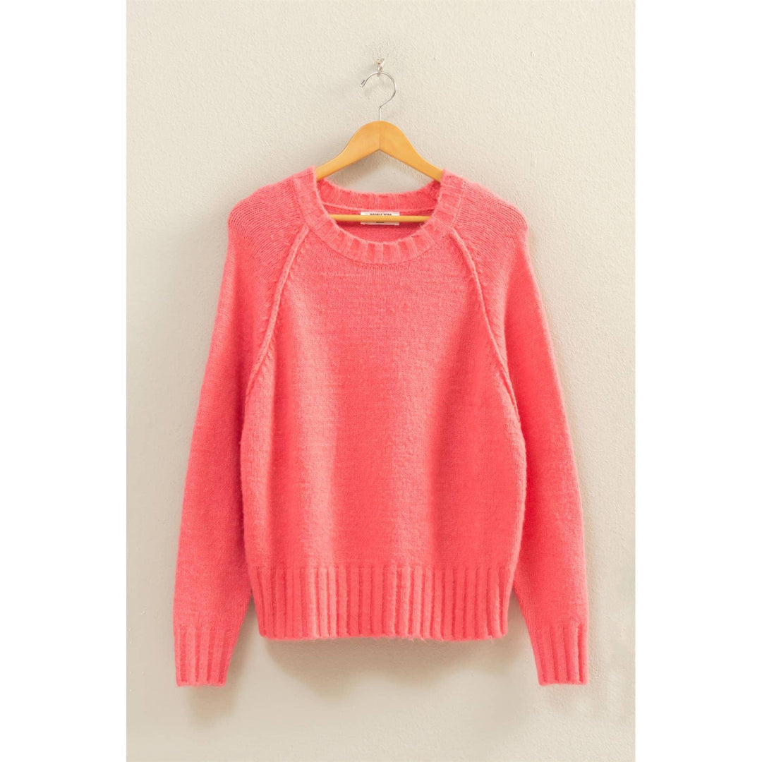 Women's Sweaters - Raglan Sleeve Crew Neck Sweater - - Cultured Cloths Apparel