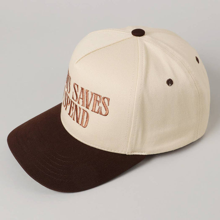Accessories, Hats - JESUS SAVES I SPEND Embroidery Trucker Hat - - Cultured Cloths Apparel