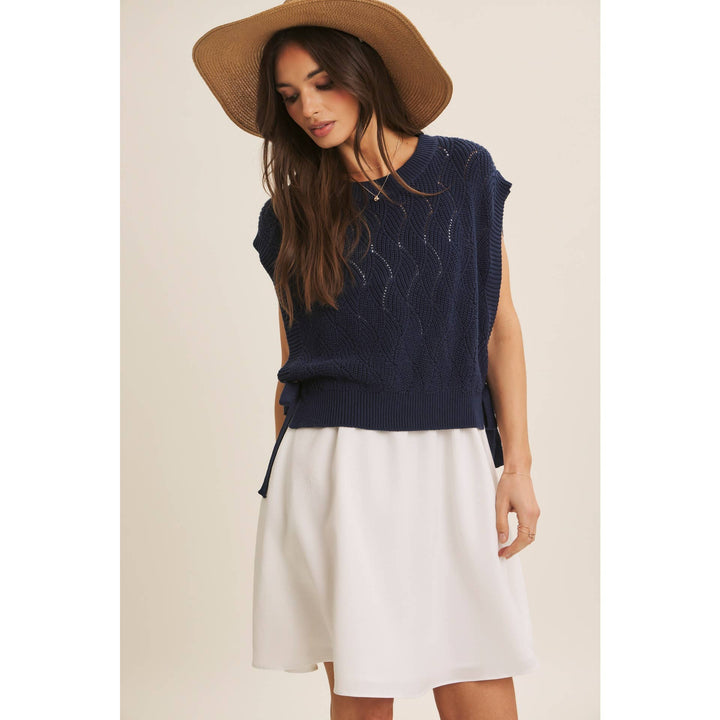 Dresses - MIX AND MATCH VALUE LAYERING SWEATER VEST AND CAMI DRESS SET - - Cultured Cloths Apparel