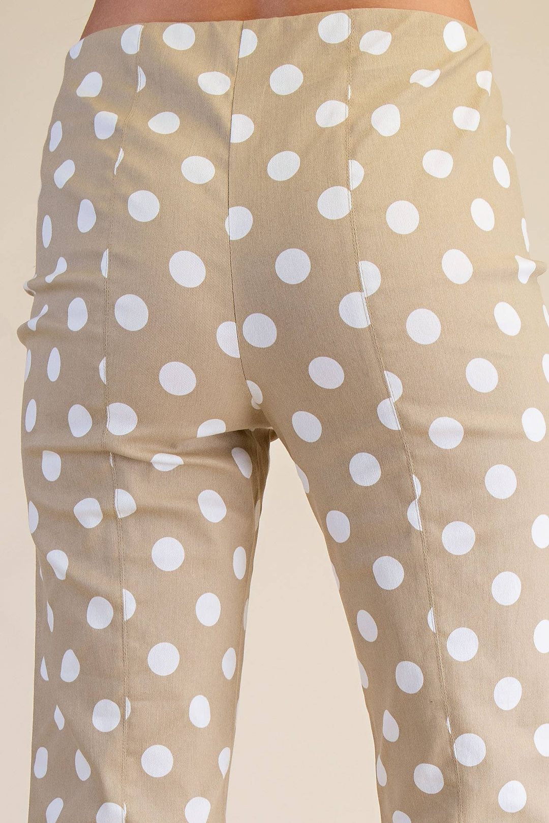 Pants - Flare Crop Dot Pants - - Cultured Cloths Apparel